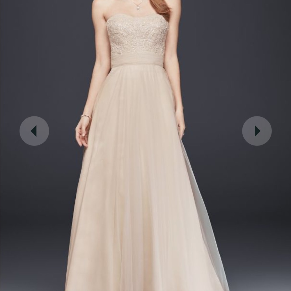 Wedding Dress Description SILHOUETTE A-line